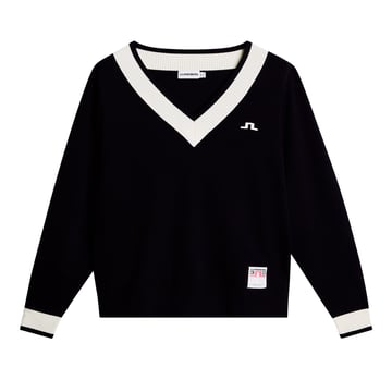 30Y Nikolas Knit Sweater Svart J.Lindeberg