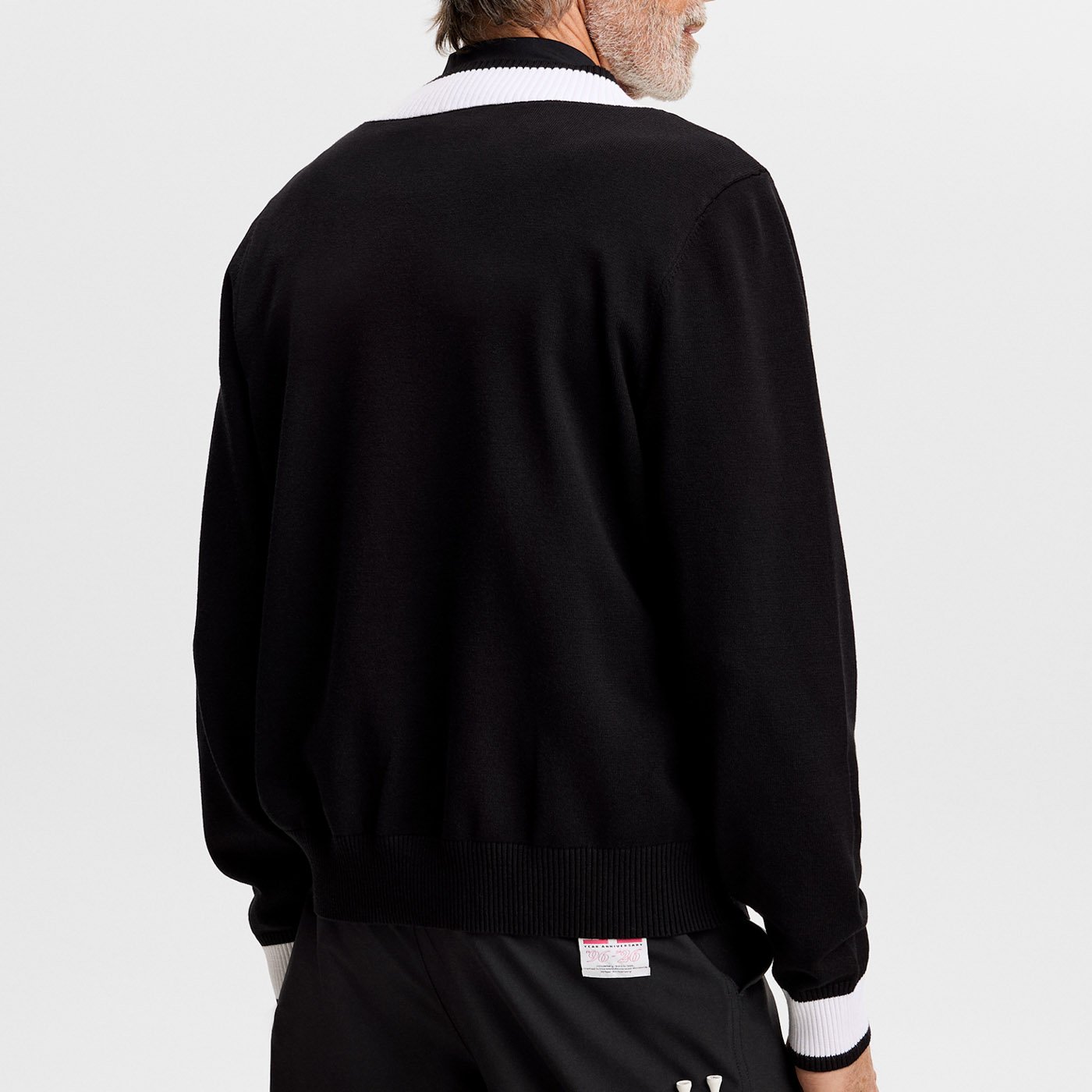 30Y Nikolas Knit Sweater Svart J.Lindeberg 30Y Nikolas Knit Sweater Svart J.Lindeberg