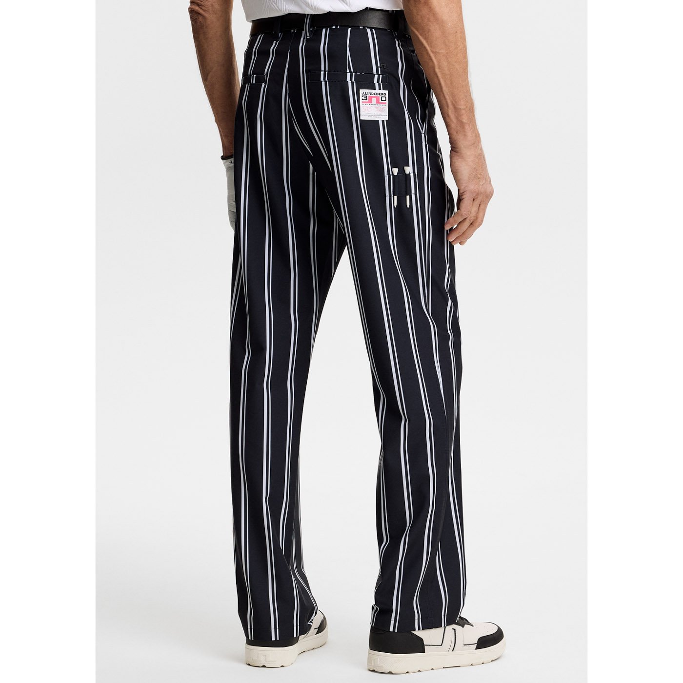 30Y Devyn Striped Golf J.Lindeberg