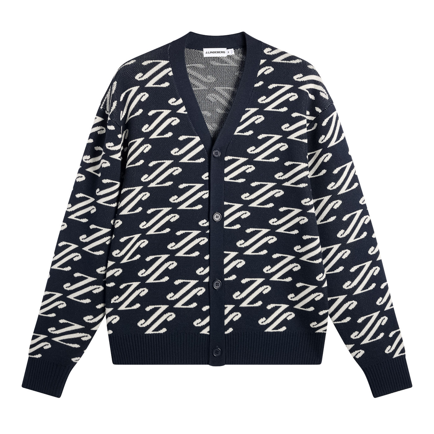 J.Lindeberg Denny Jacquard Cardigan