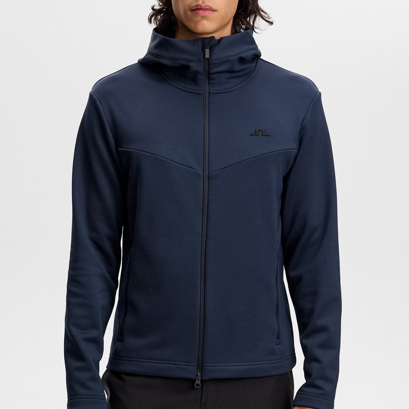 Maclean Zip Hood Blå J.Lindeberg Maclean Zip Hood Blå J.Lindeberg