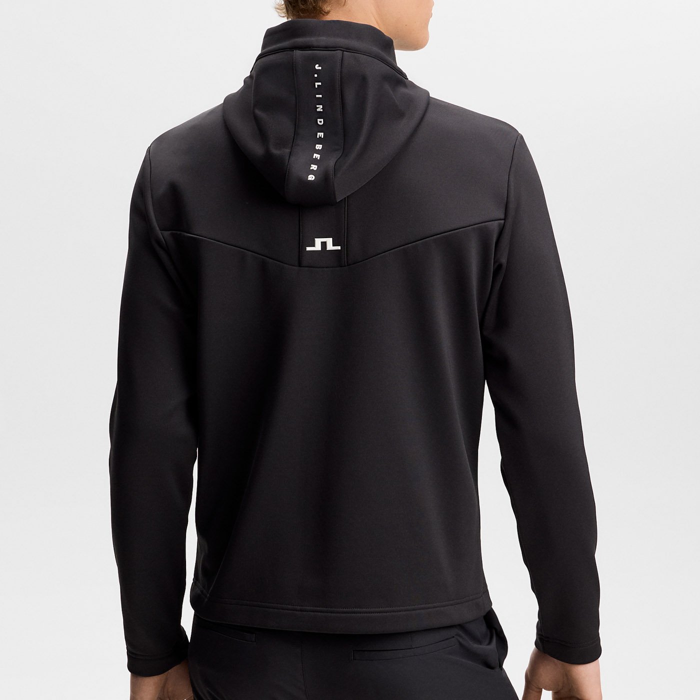 Maclean Zip Hood Svart J.Lindeberg