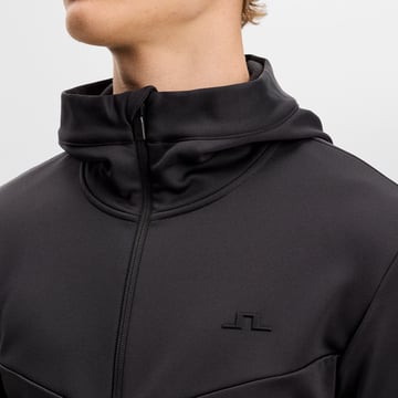 Maclean Zip Hood Svart J.Lindeberg