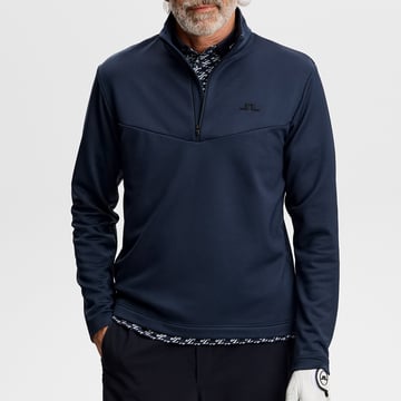 Maclean Quarter Zip Mid Layer Blå J.Lindeberg