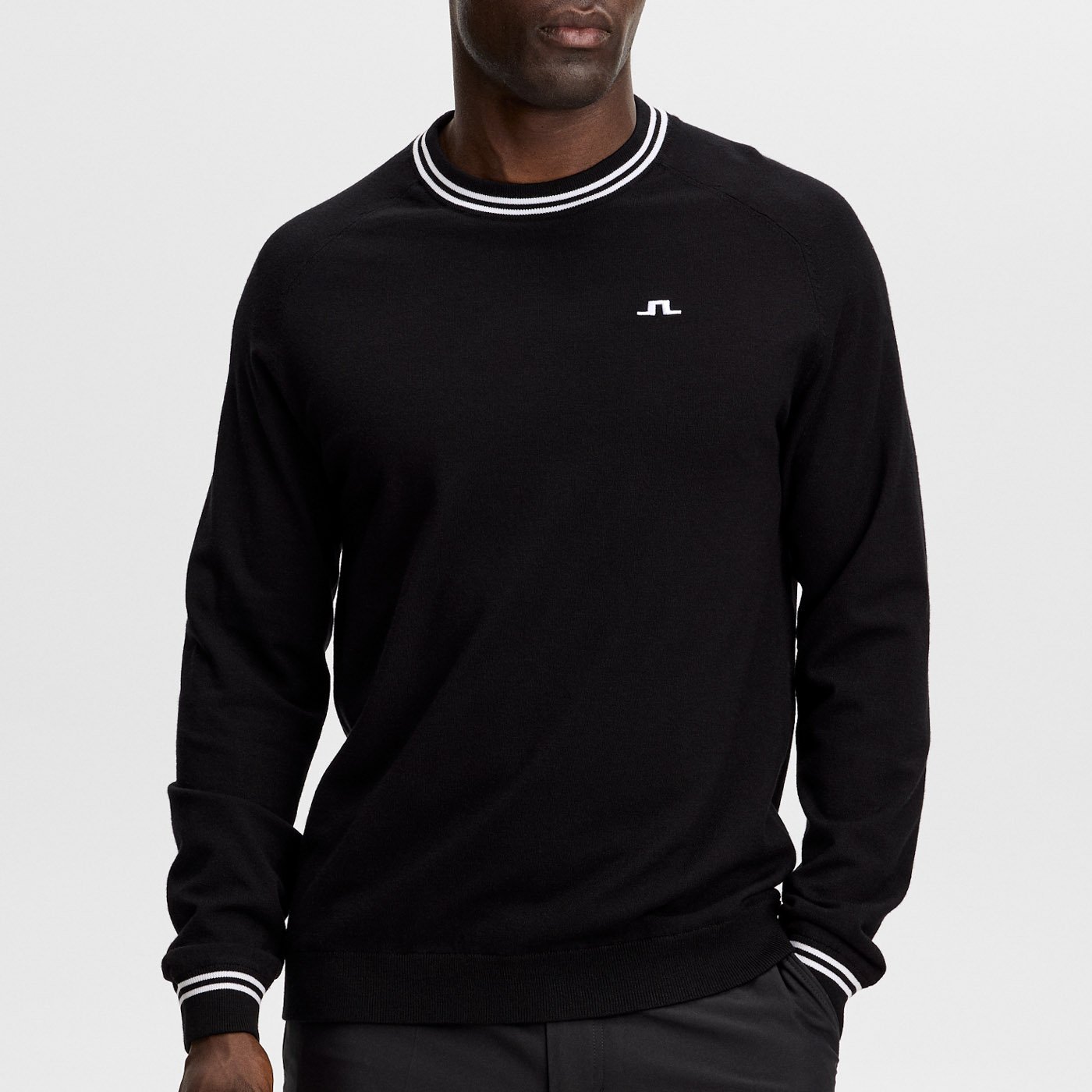 Kenny Windbreaker Knit Sweater Svart J.Lindeberg
