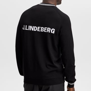 Kenny Windbreaker Knit Sweater Svart J.Lindeberg