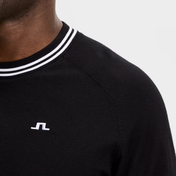 Kenny Windbreaker Knit Sweater Svart J.Lindeberg