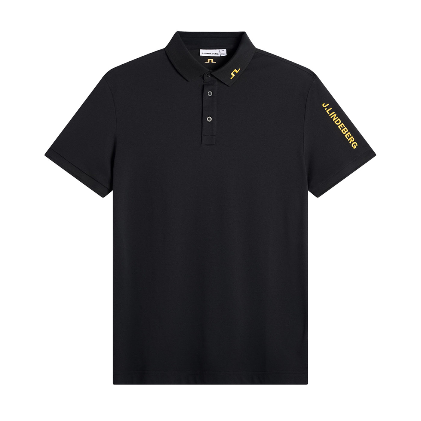 Tour Tech Pique Polo Schwarz