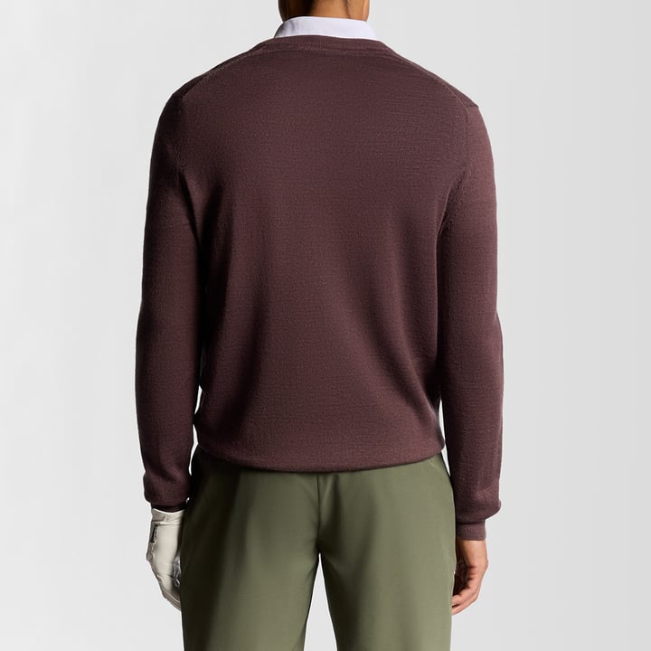 Golf V Neck Pullover Pink Lyle & Scott