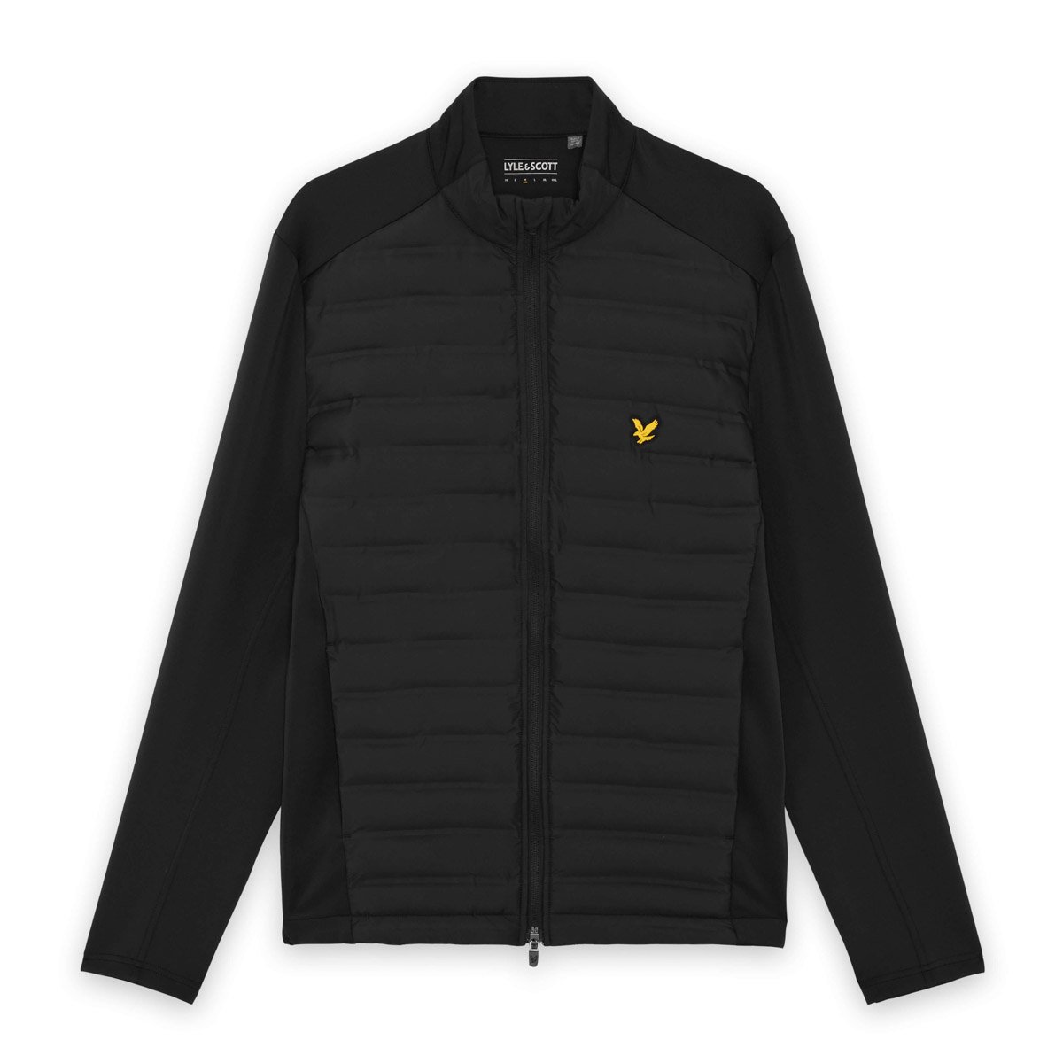 Hybrid Quilted Full Zip Golf Jacket Lyle & Scott
