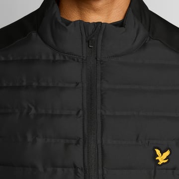 Hybrid Quilted Full Zip Golf Gilet Lyle & Scott