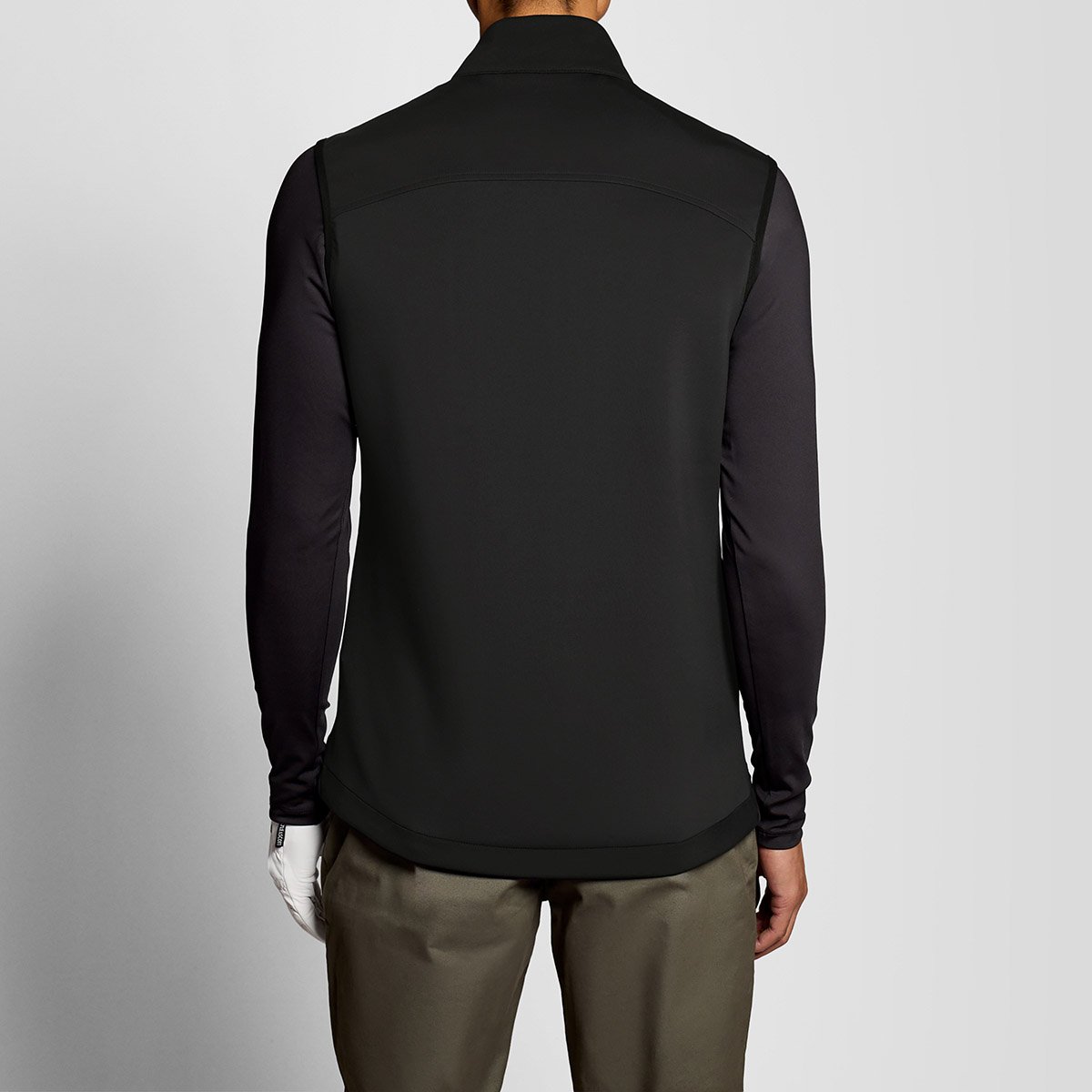 Hybrid Quilted Full Zip Golf Gilet Lyle & Scott