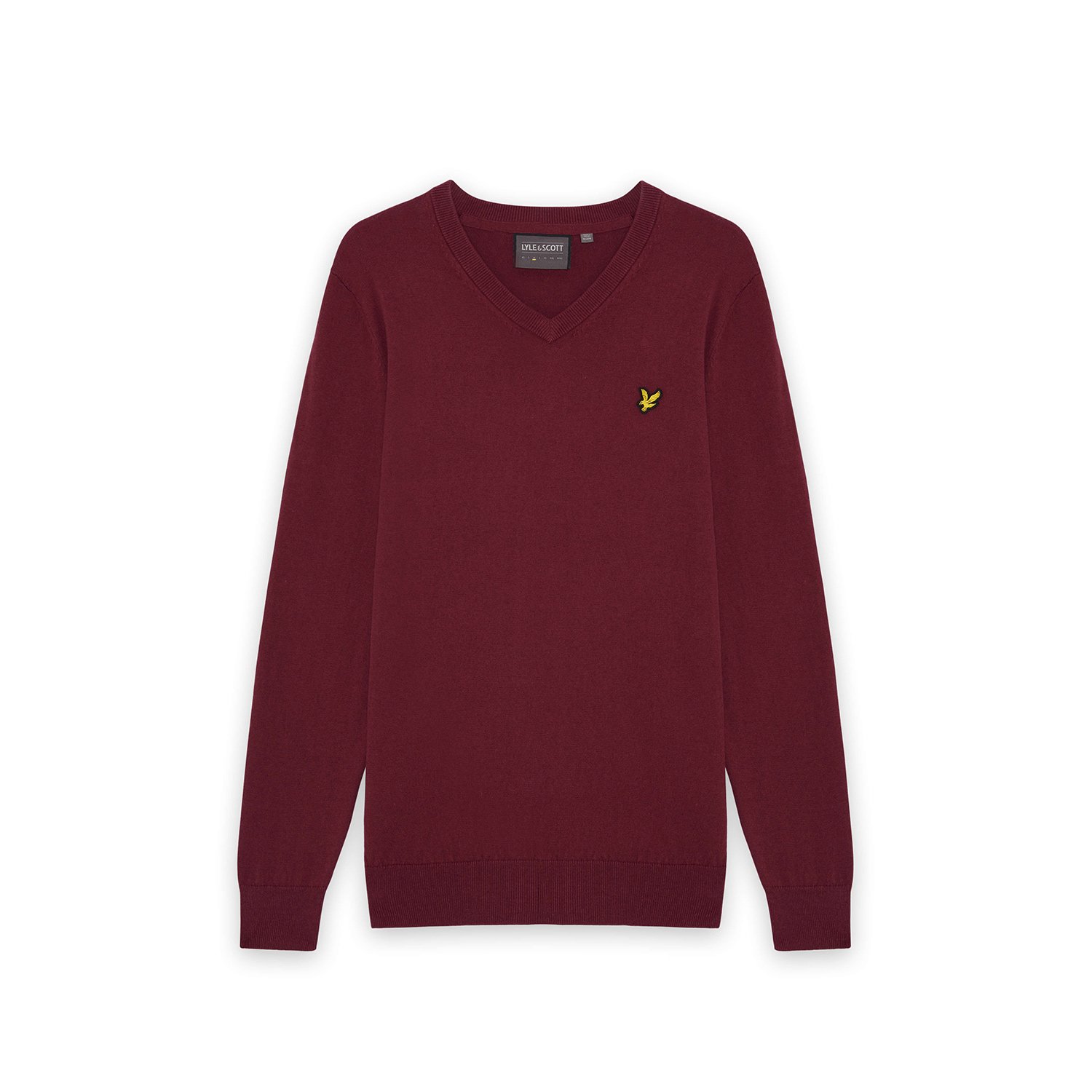 Golf V Neck Pullover Punainen Lyle & Scott