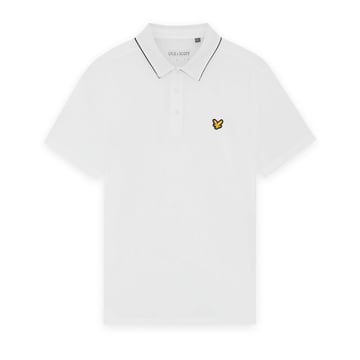 Golf Contrast Collar Polo Hvid Lyle & Scott