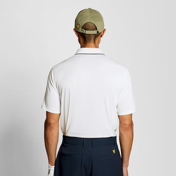Golf Contrast Collar Polo Hvid Lyle & Scott