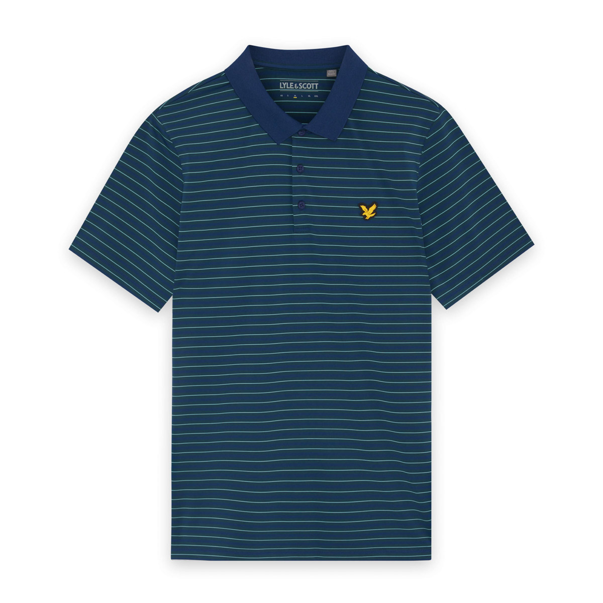 Lyle & Scott Golf Striped Polo Polo Shirt