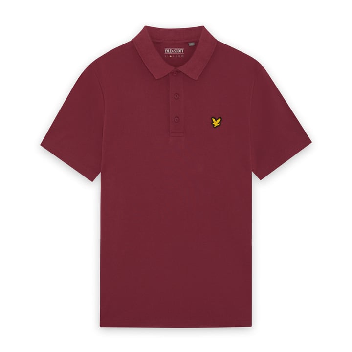Golf Core Polo Rot Lyle & Scott