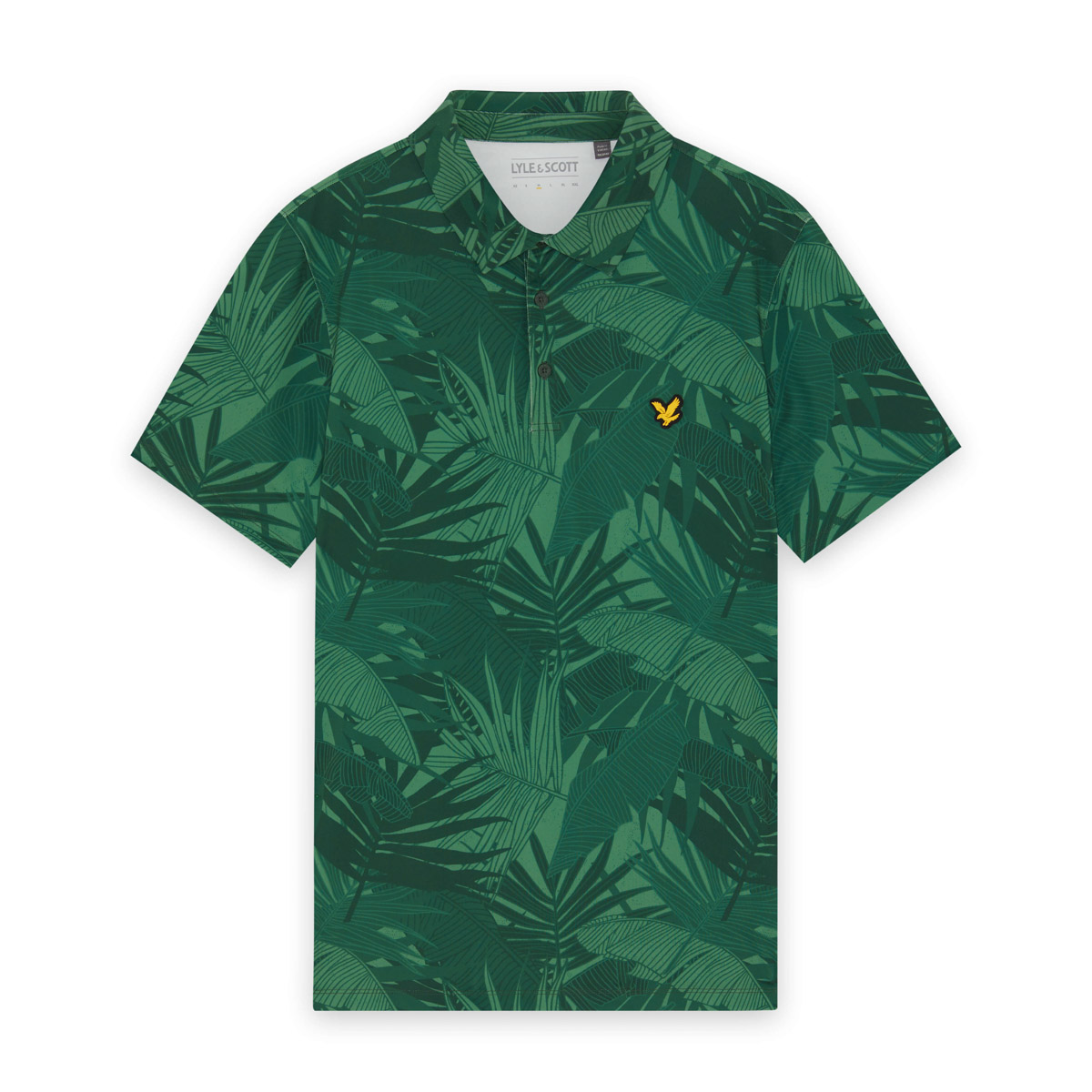 Lyle & Scott Lyle & Scott Leaf Print Polo Shirt