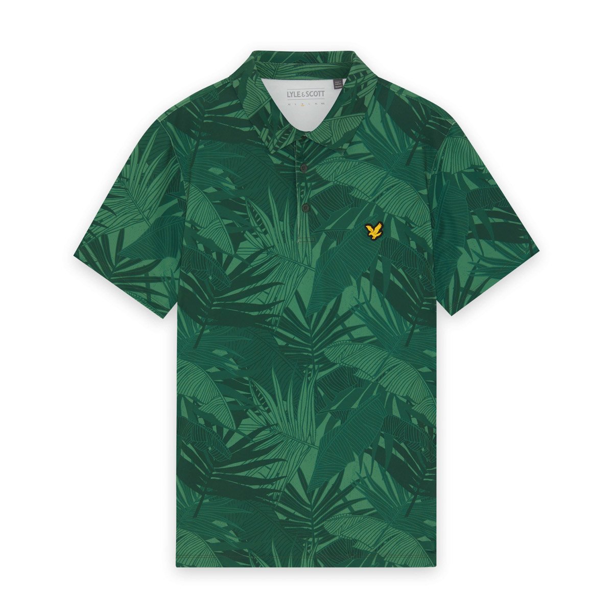 Golf Leaf Print Polo Lyle & Scott