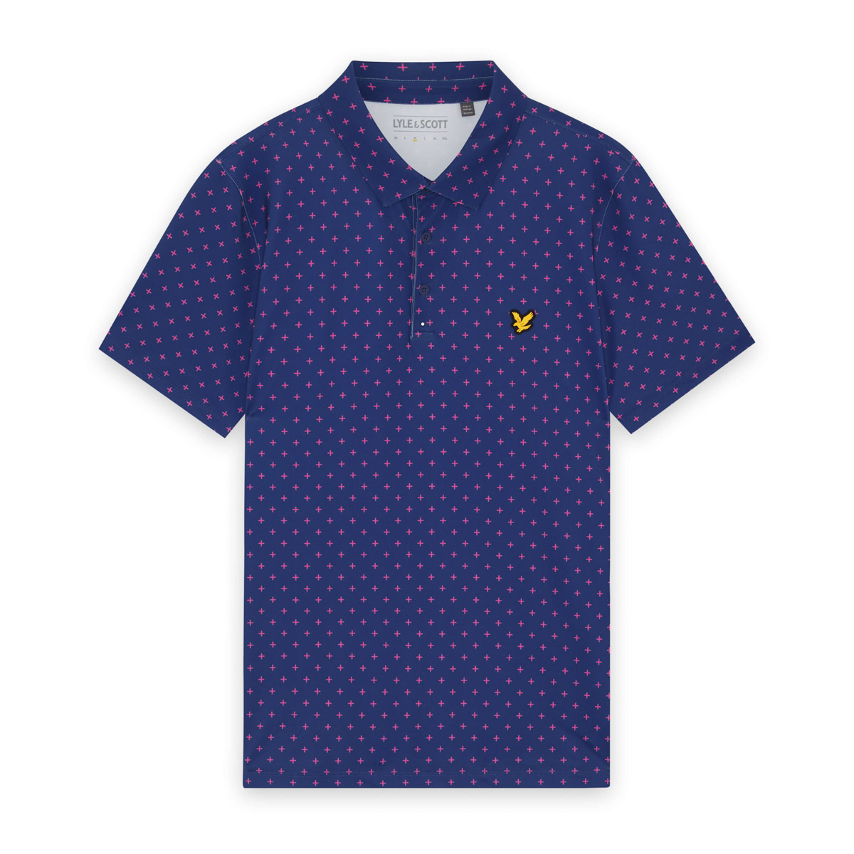 Lyle & Scott Golf Cross Print Polo Shirt