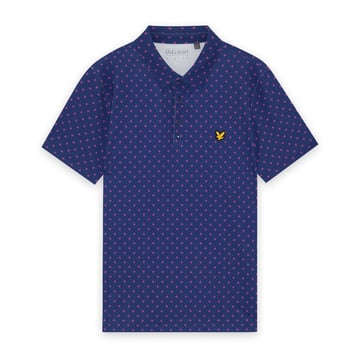 Golf Cross Print Polo Lyle & Scott