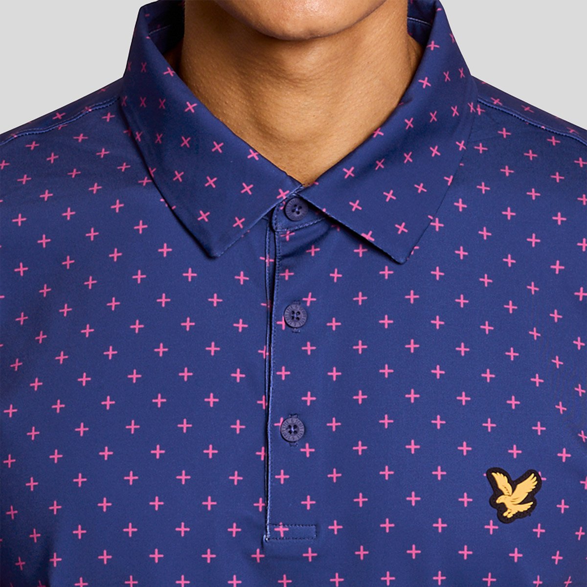 Golf Cross Print Polo Lyle & Scott