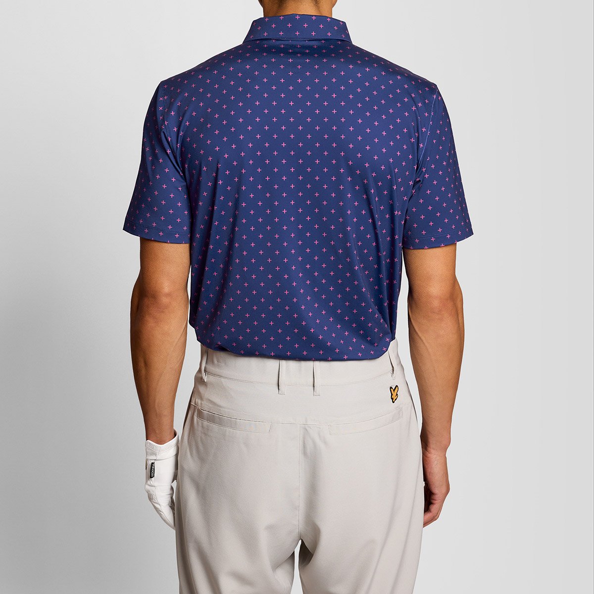 Golf Cross Print Polo Lyle & Scott