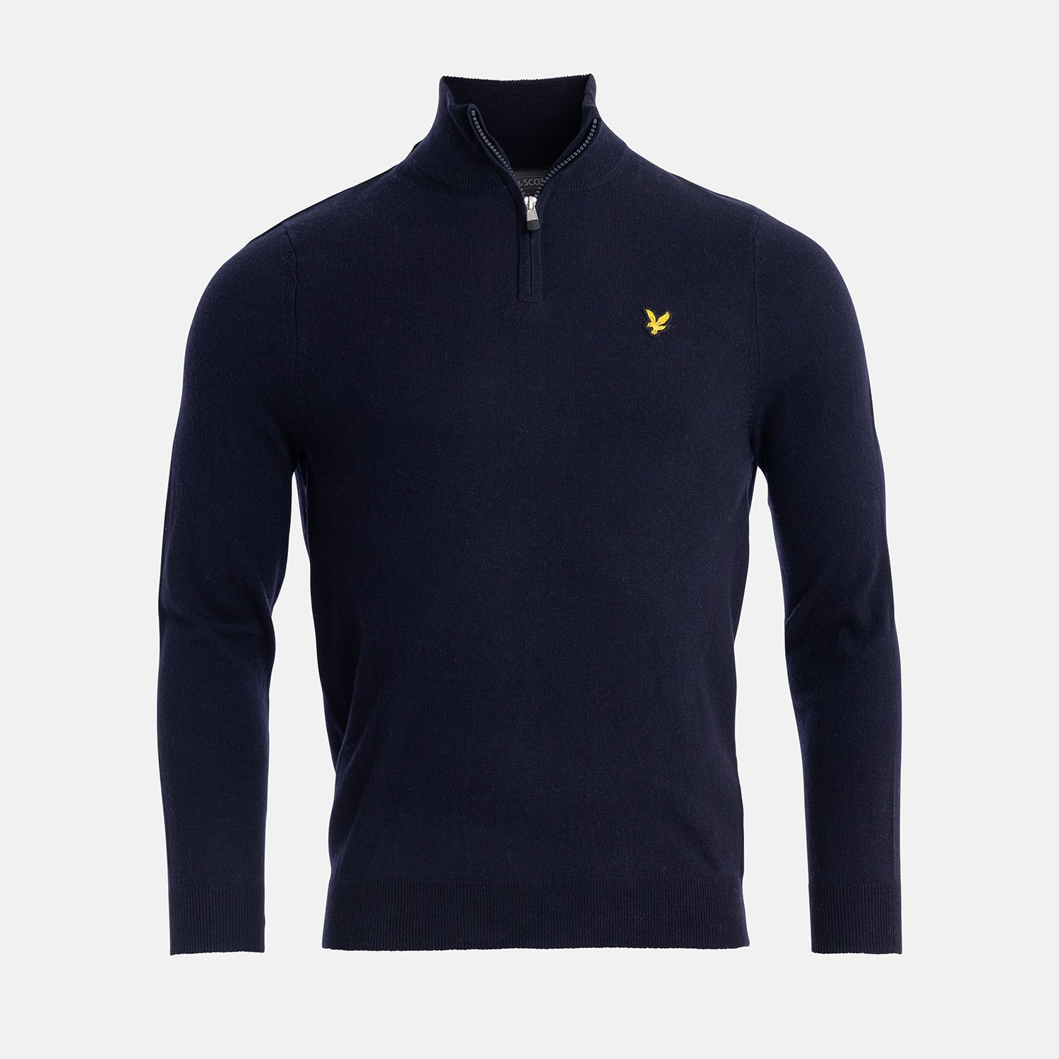 Lambswool Blend Quarter Zip Jumper Lyle & Scott