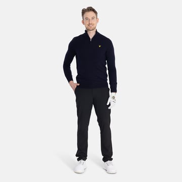 Lambswool Blend Quarter Zip Jumper Lyle & Scott