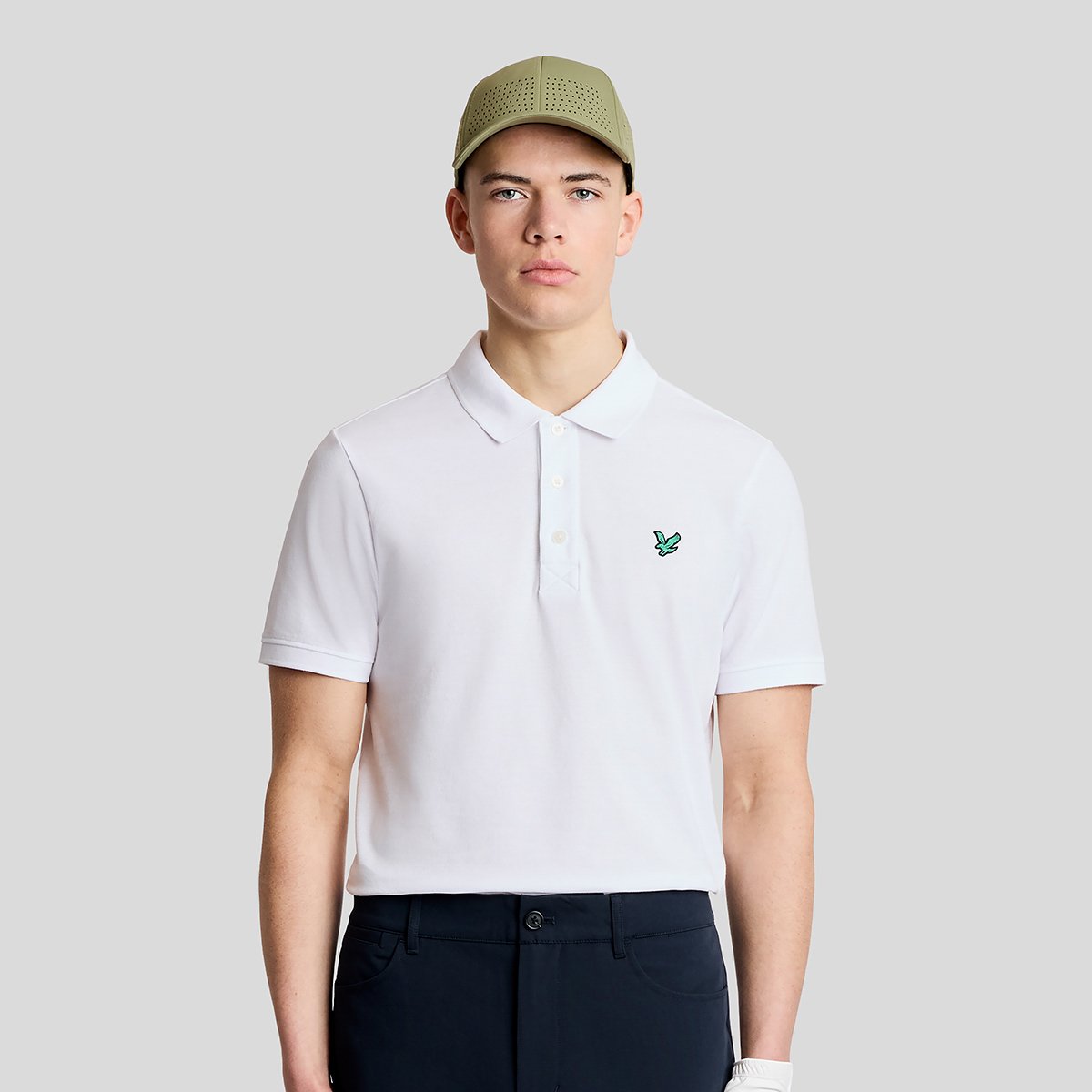 Golf Polo Shirt White