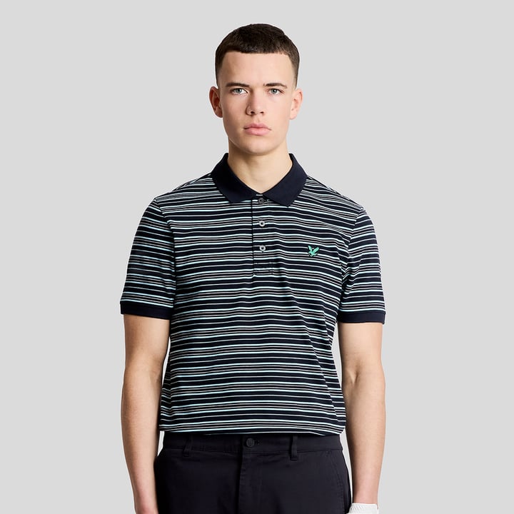 Golf Stripe Polo Shirt Lyle & Scott