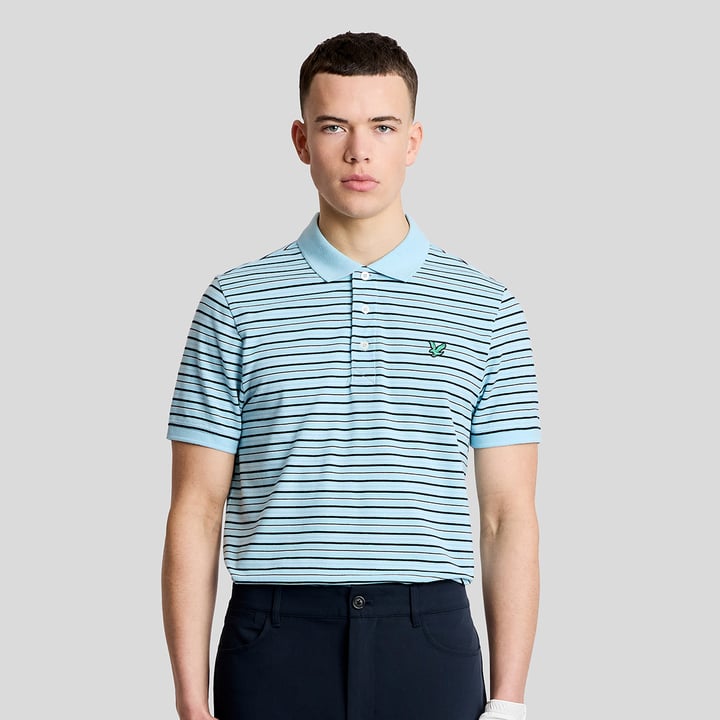 Golf Stripe Polo Shirt Lyle & Scott