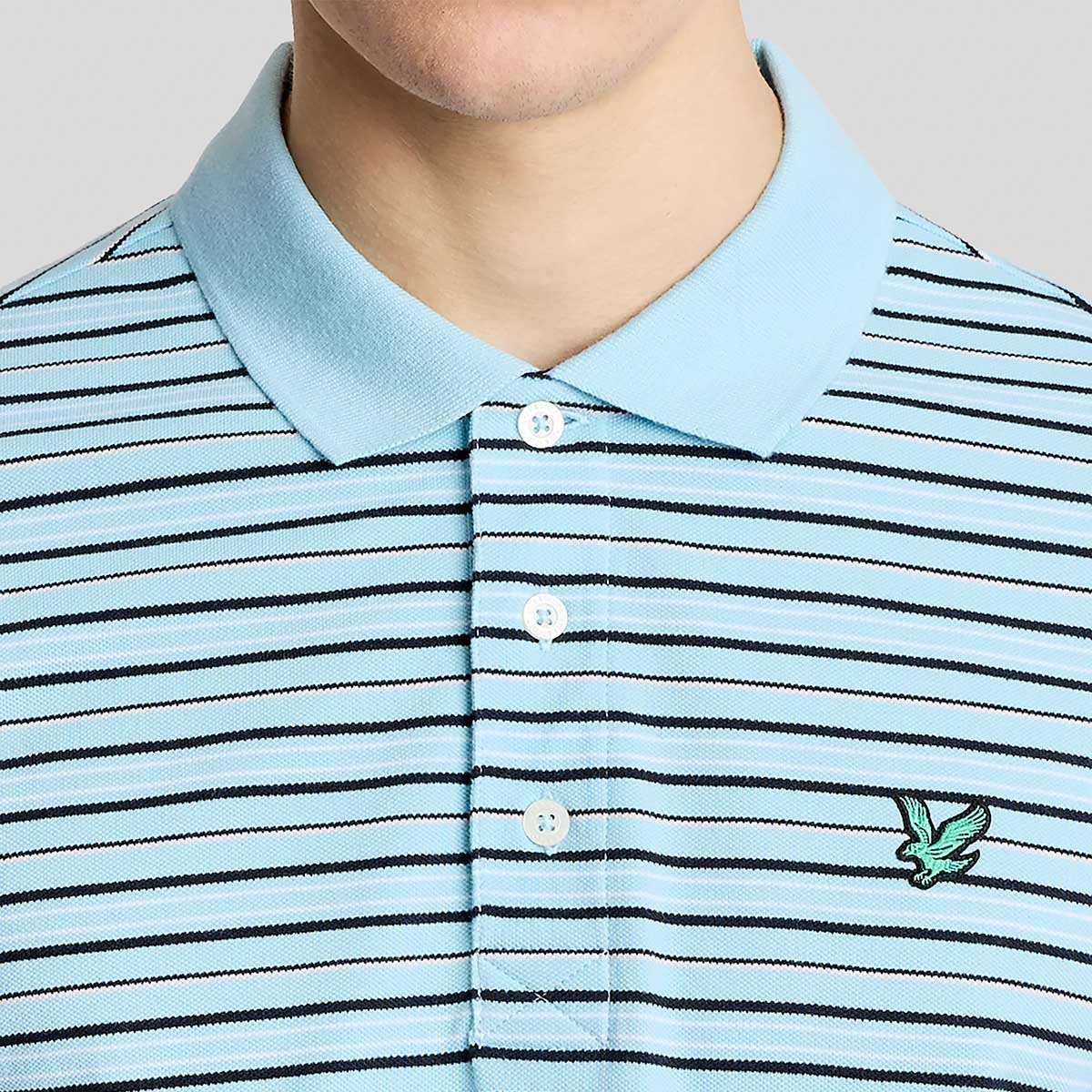 Golf Stripe Polo Shirt Lyle & Scott