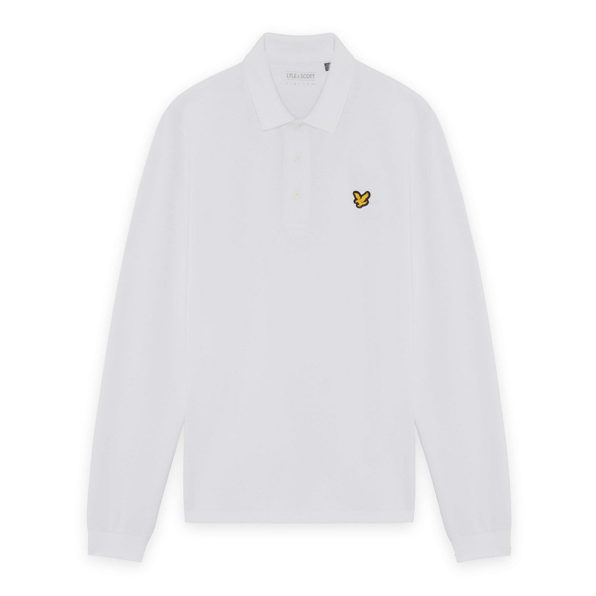 Golf Long Sleeve Polo Hvit