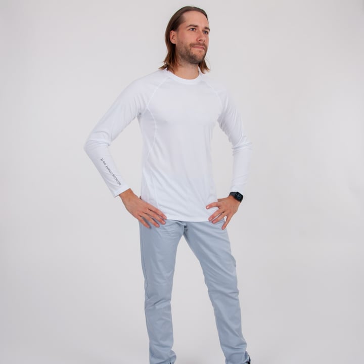 Norfolk Longsleeve Hvid Abacus