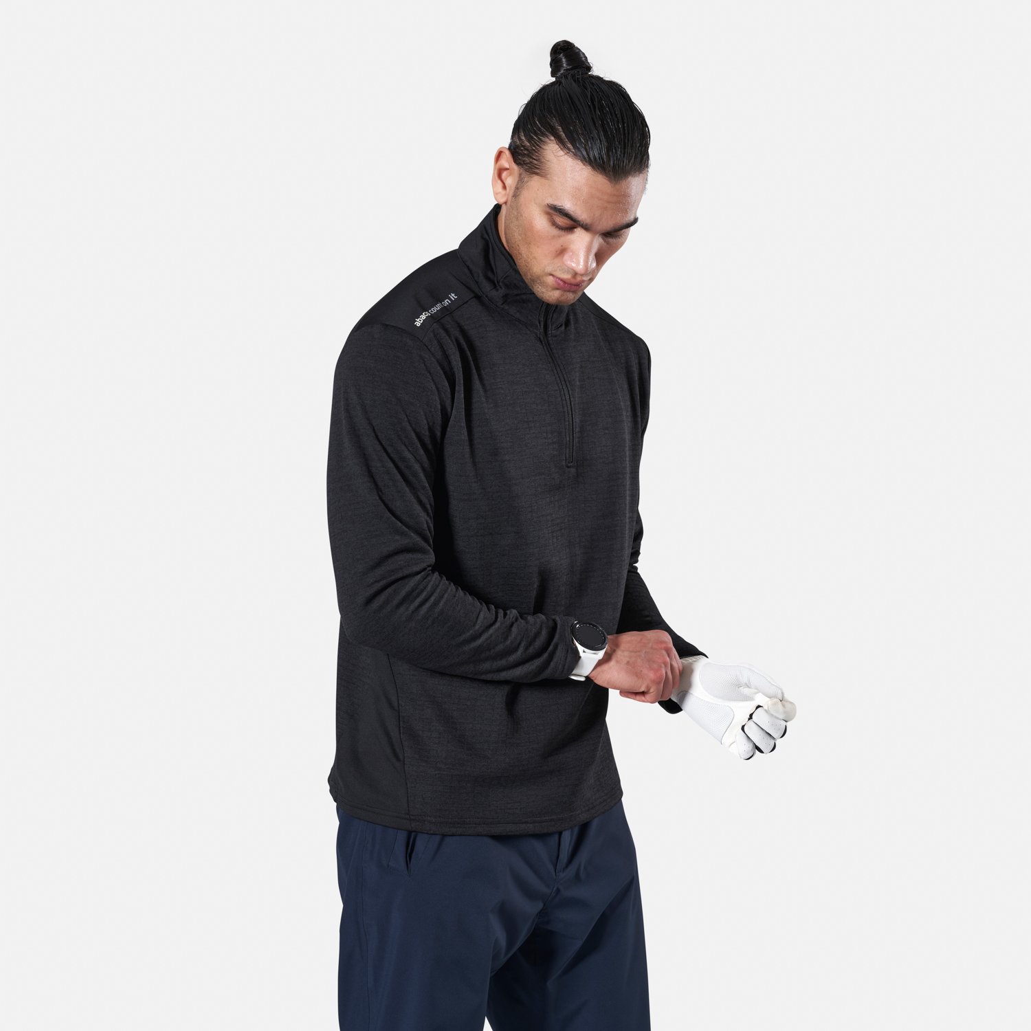Sunningdale Halfzip Schwarz