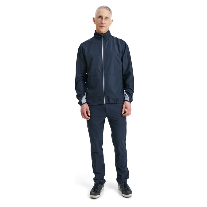 M Hills Stretch Windjacket Blau Abacus