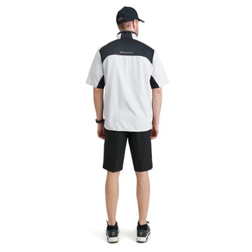 M Hills Stretch Windshirt Grau Abacus