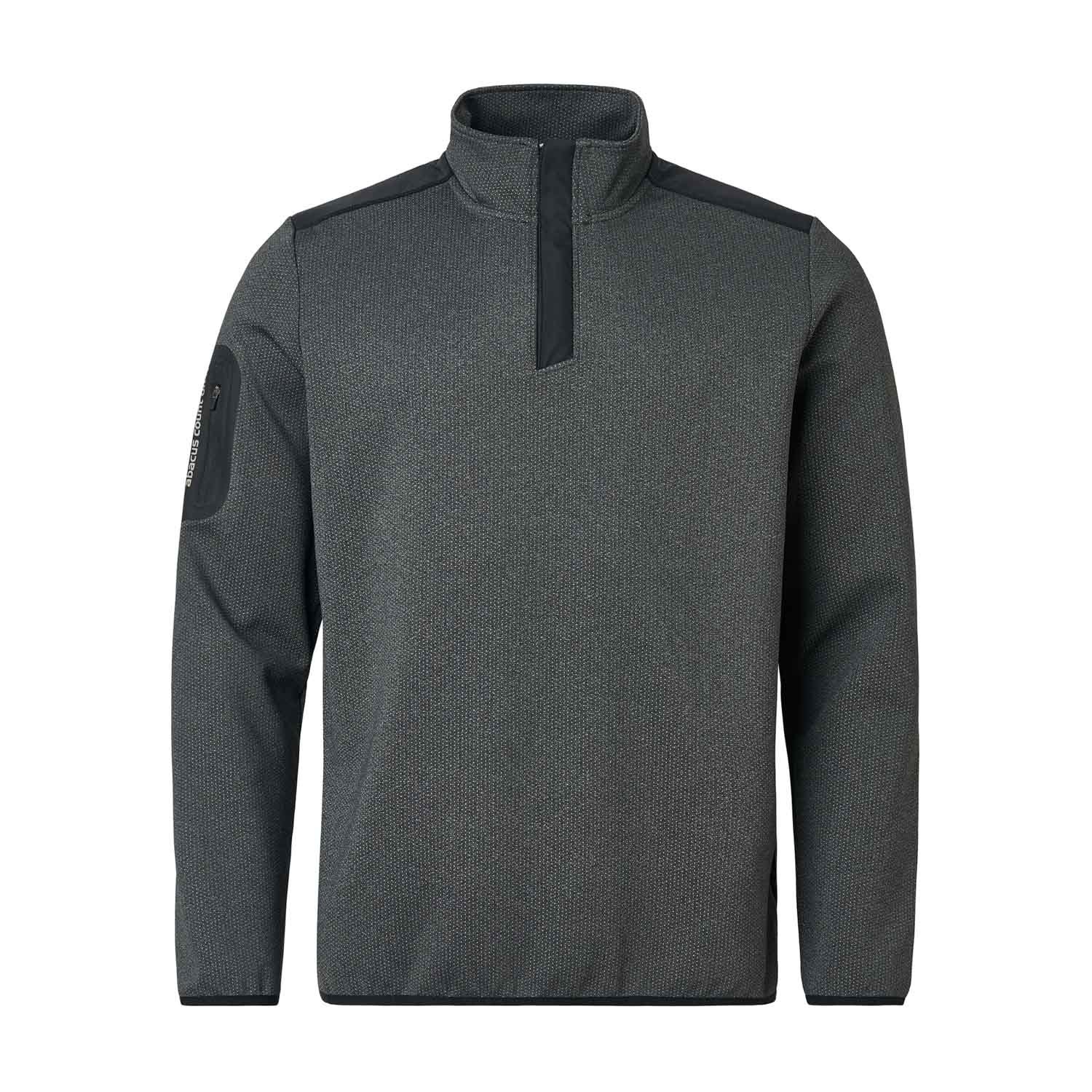 M Scramble Halfzip Grau