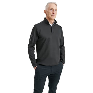 M Scramble Halfzip Schwarz Abacus