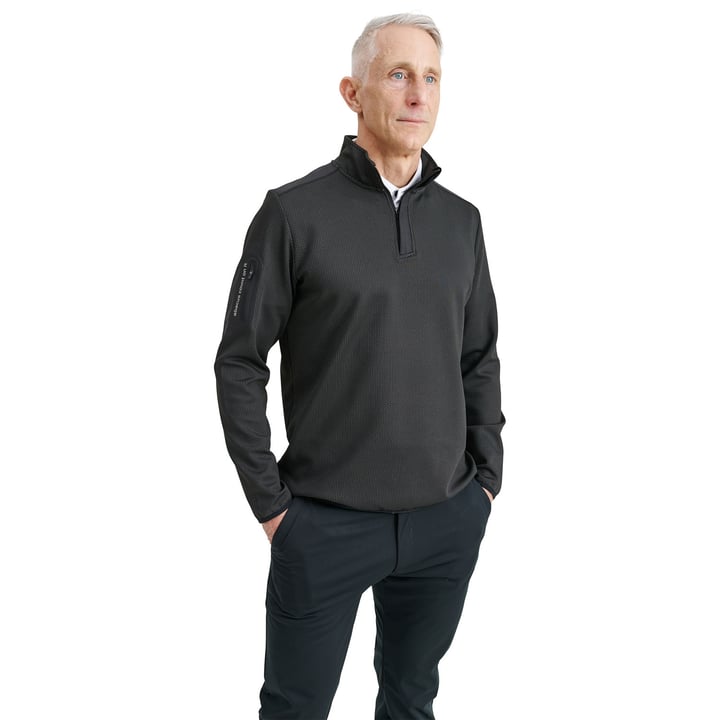M Scramble Halfzip Schwarz Abacus