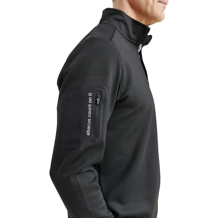 M Scramble Halfzip Schwarz Abacus