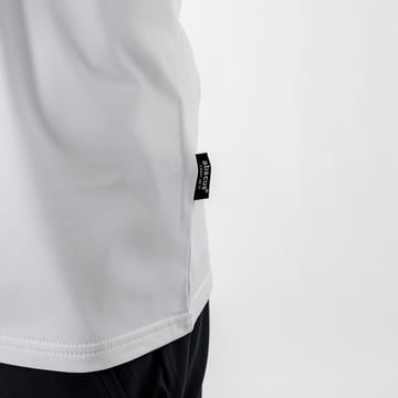 M Mashie Halfzip Fleece Hvid Abacus
