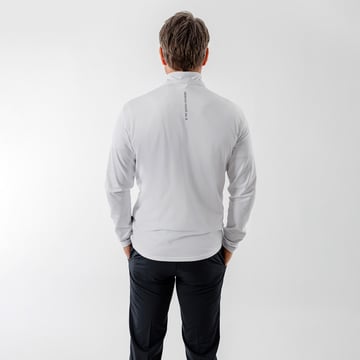 M Mashie Halfzip Fleece Hvid Abacus