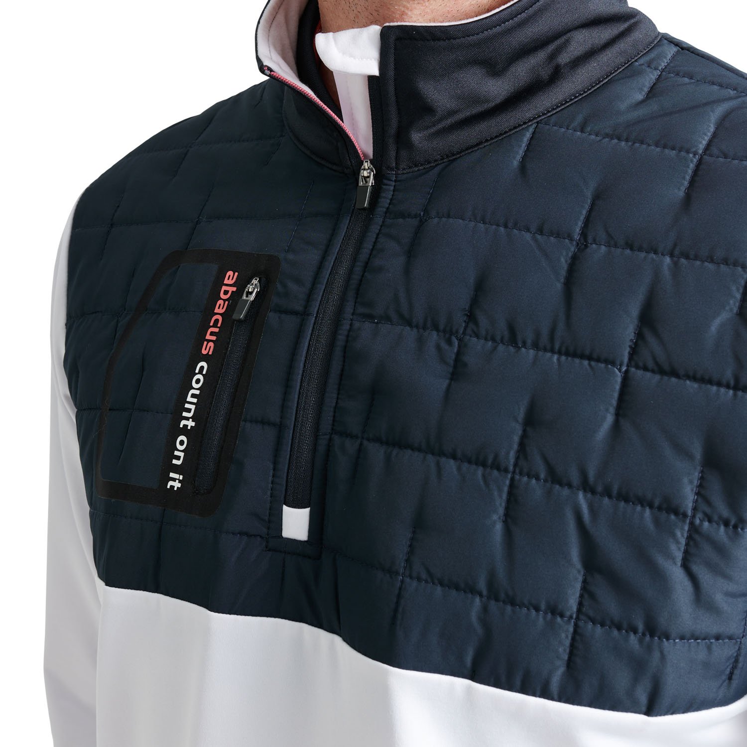 M Hoylake Thermo Midlayer Weiß Abacus