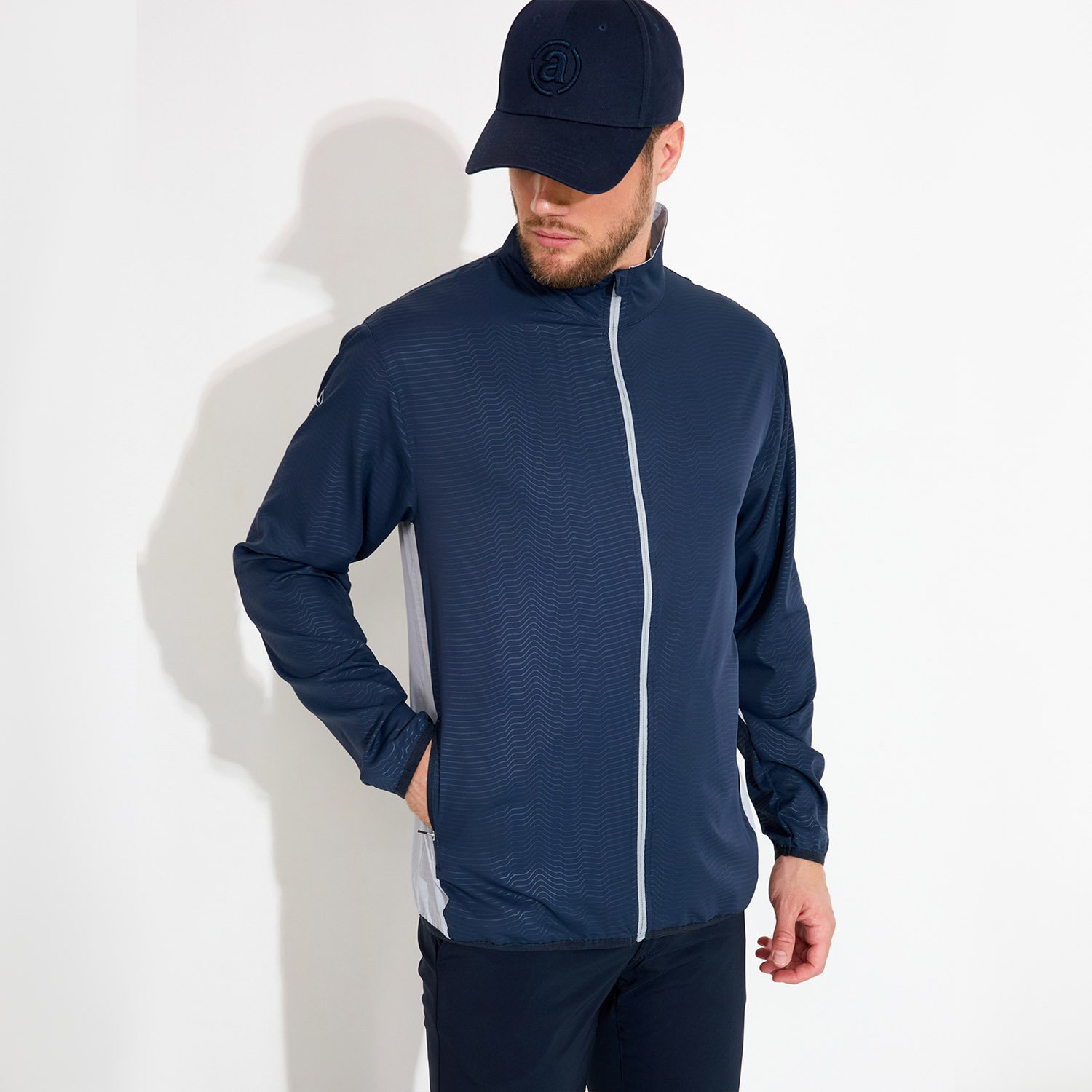 M Lanark Classics Stretch Windjacket Gray