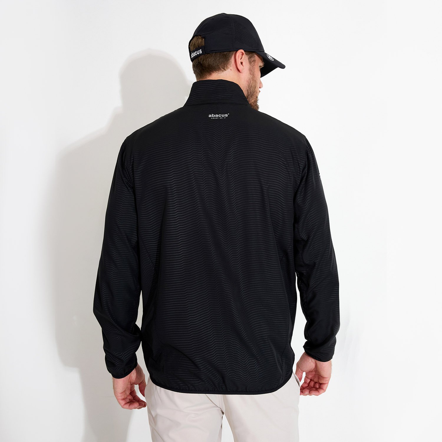 M Lanark Classics Stretch Windjacket Black Abacus