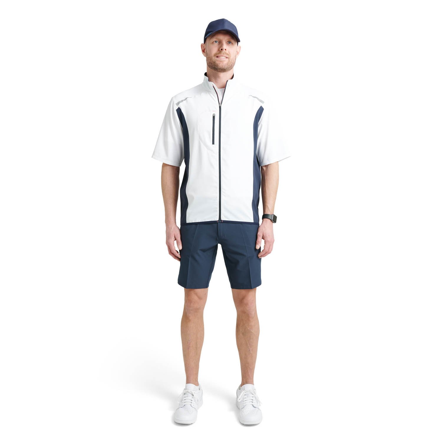 M Lanark Stretch Windshirt Valkoinen Abacus