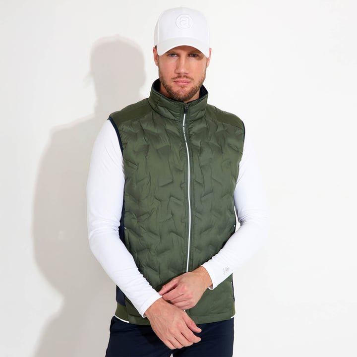 M Portrush Hybrid Vest Grön Abacus