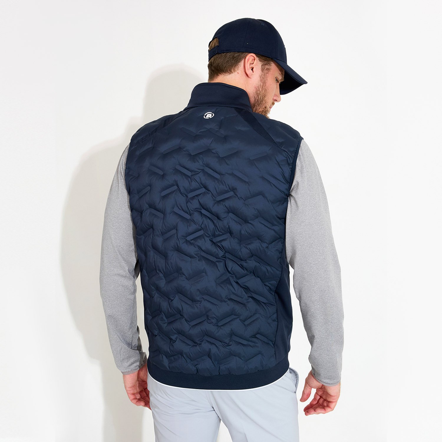 M Portrush Hybrid Vest Sininen Abacus